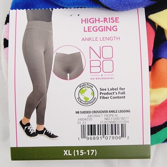 No Boundaries Sueded Crossover Ankle Length Leggings - Picture 10 of 16